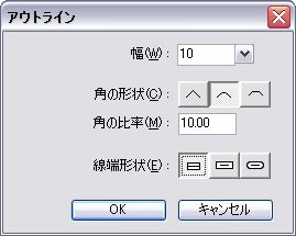アウトラインの種類を選ぶ