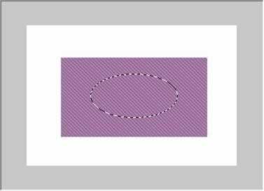 楕円マーキーツールでビットマップの一部分を選択