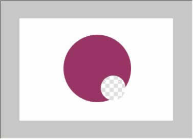 ビットマップの一部を削除した