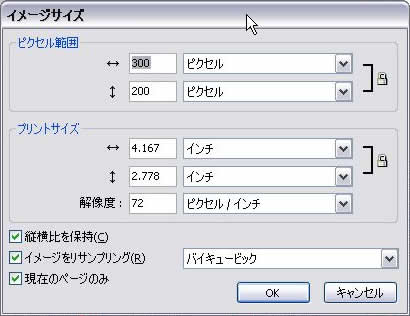 イメージサイズ