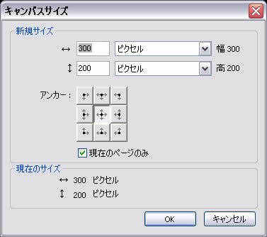 キャンバスサイズ