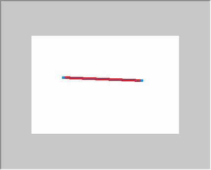 パスが閉じていない線