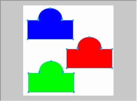 キャンバス上のオブジェクトを全て選択