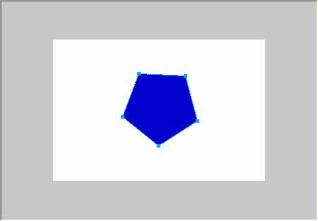 多角形ツール：多角形