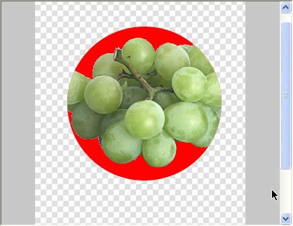 図形の内側に貼りついた画像